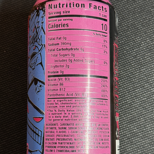 Nutrition Label